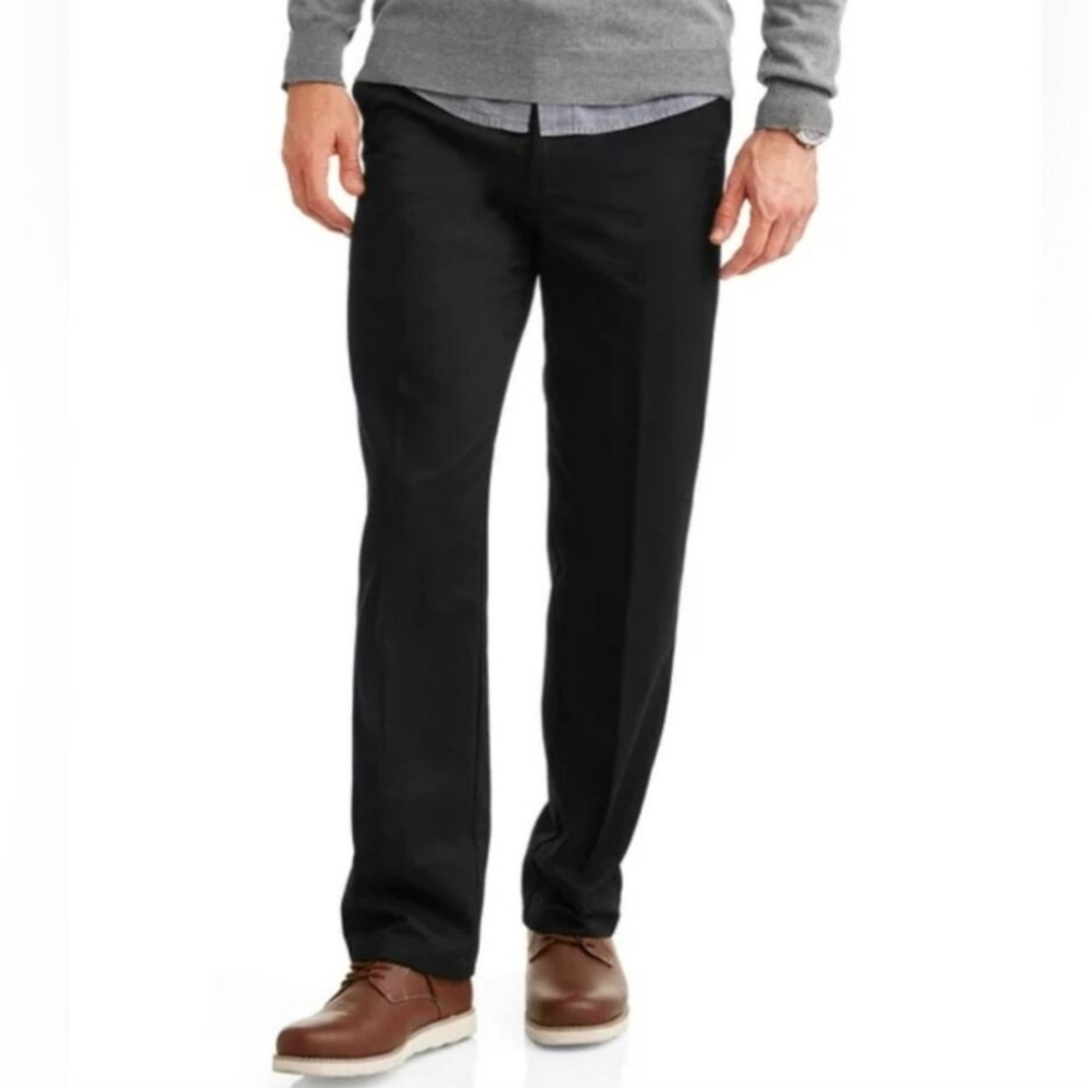 George Classic Khaki Pants Black 42 x 30